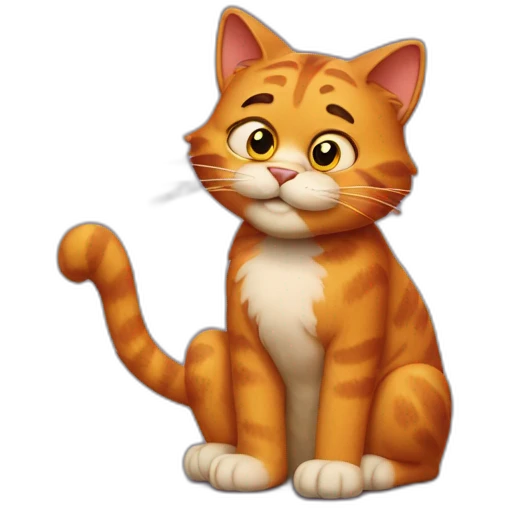 garfield the cat emoji