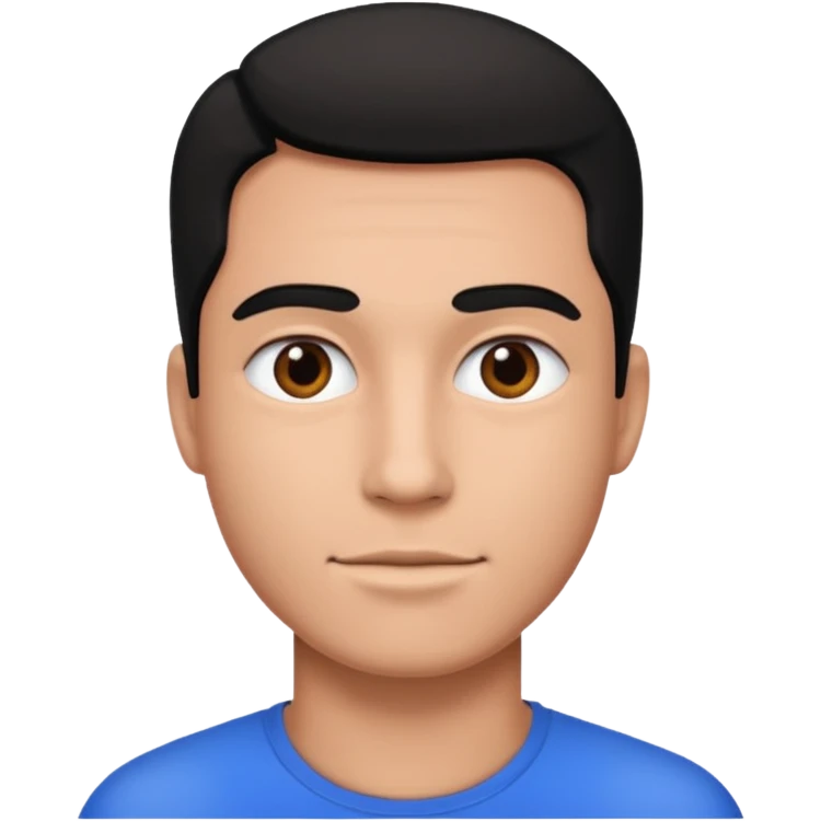 balck and white photo man emoji