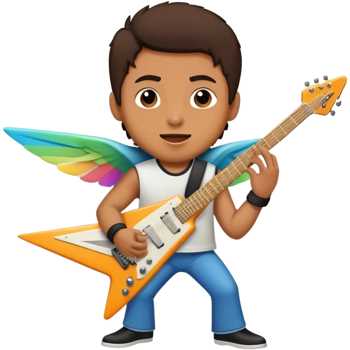 Jackson flying v emoji