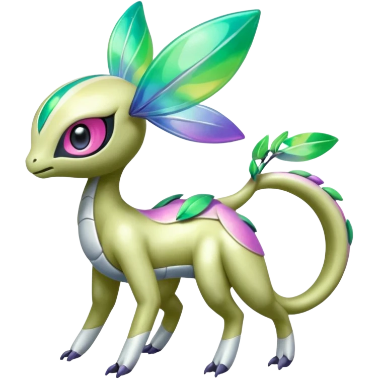 Colorful Shiny Exotic Meloetta-Palkia-Virizion-Venom-Stitch-Fakémon-creature-hybrid emoji