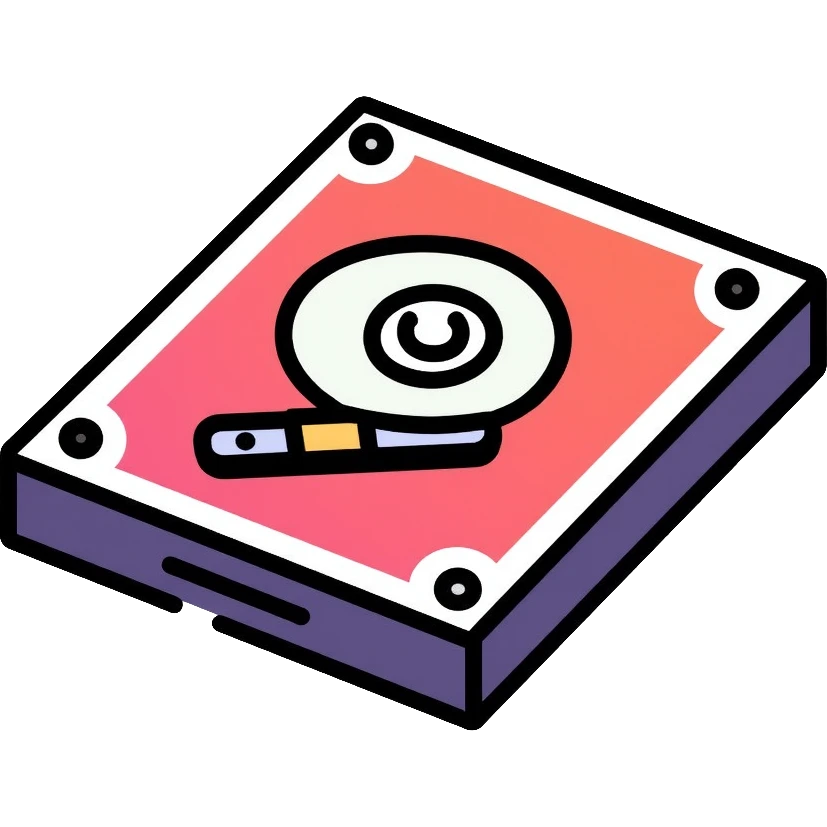 hard disk storage device emoji