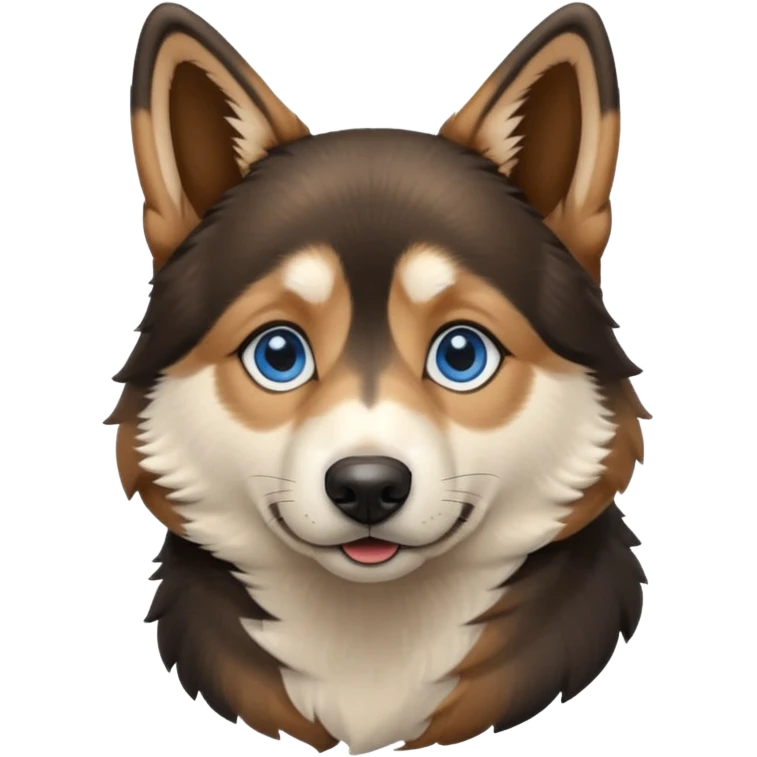 Husky German shepherd mix emoji
