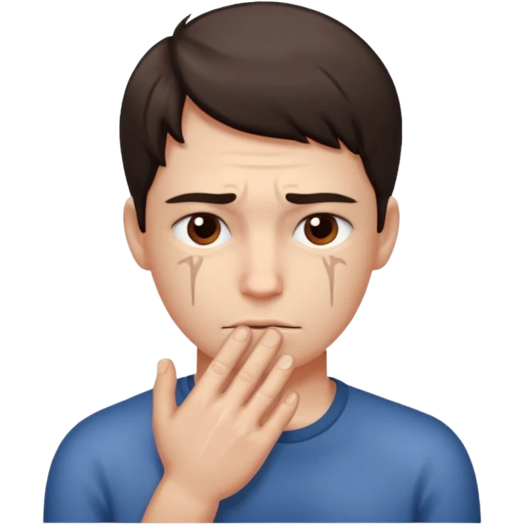 😬, half frown with a side eye and hands clasped together emoji