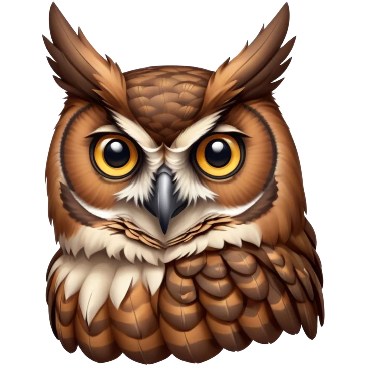 Coastal Horned Owl emoji