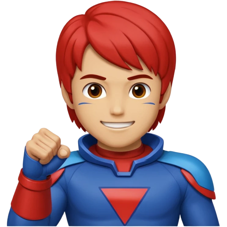 Mark from "Battle of the Planets" doing fist pump. emoji