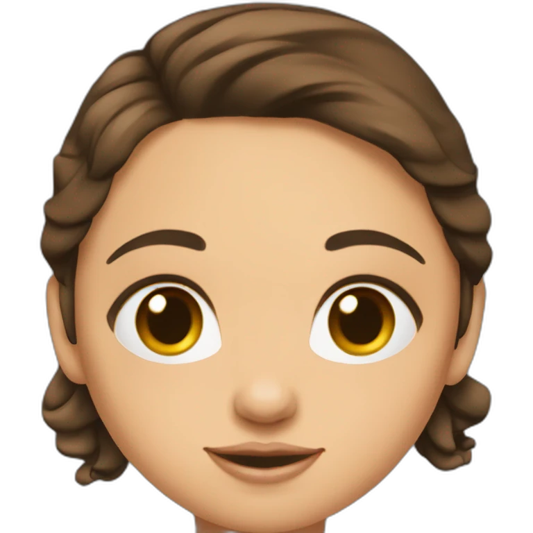 Fille brune teint très clair 1m60 emoji