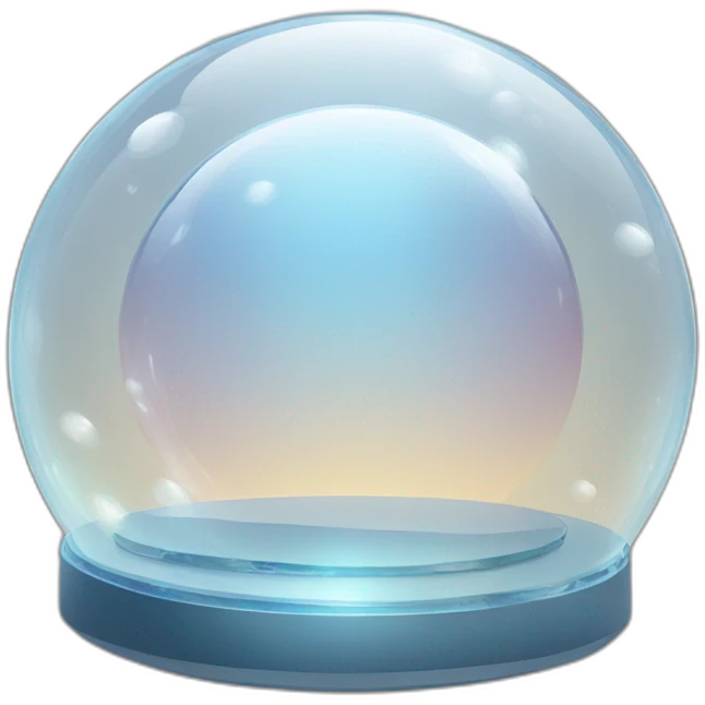 laptop in a crystal bubble emoji