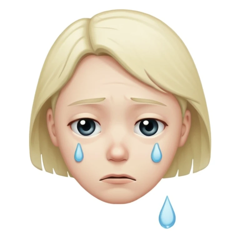 Just heard a sad story and don't know how to react emoji