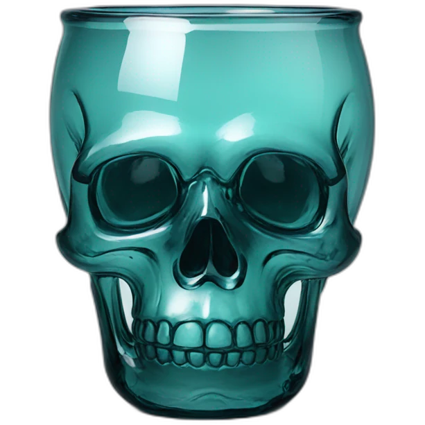 glass skull vase emoji