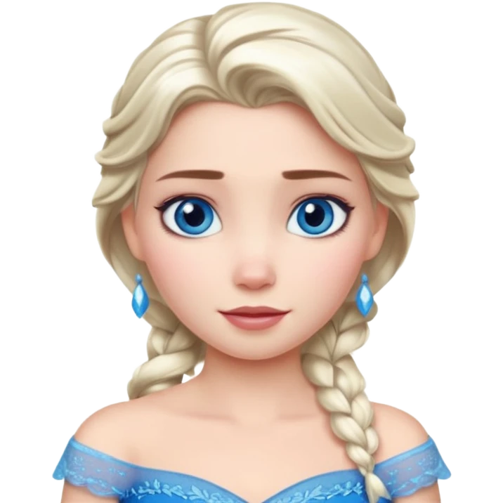 elsa frozen emoji