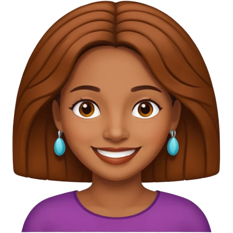 Chaparra, morenita colocha emoji