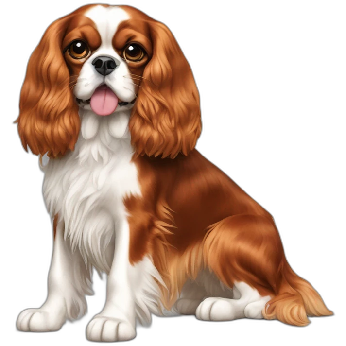  Cavalier King Charles Spaniel full body emoji