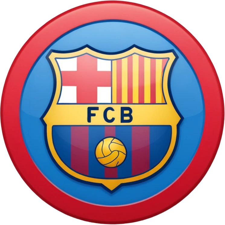 Fc barcelona logo  emoji