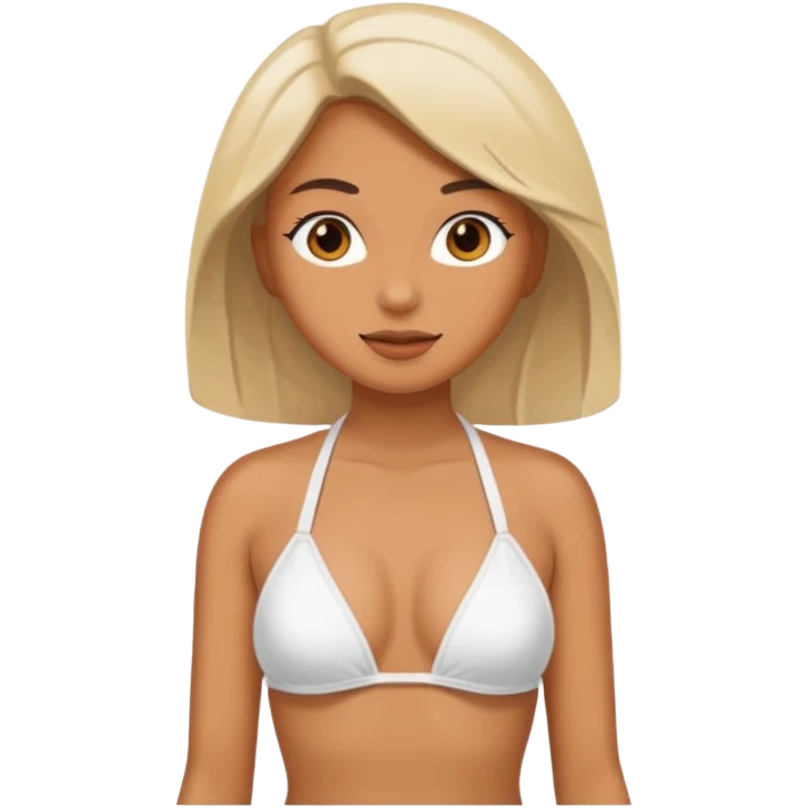 👙🧍🏼‍♀️ emoji