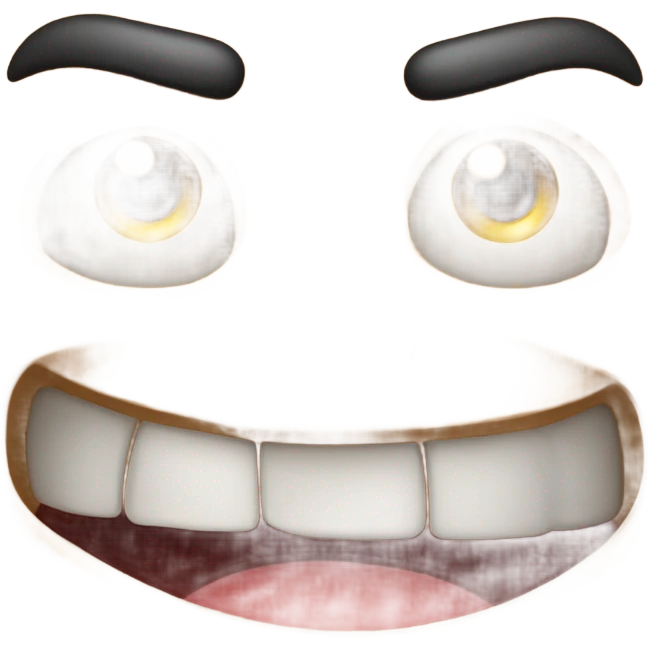 Angry face with hearts emoji
