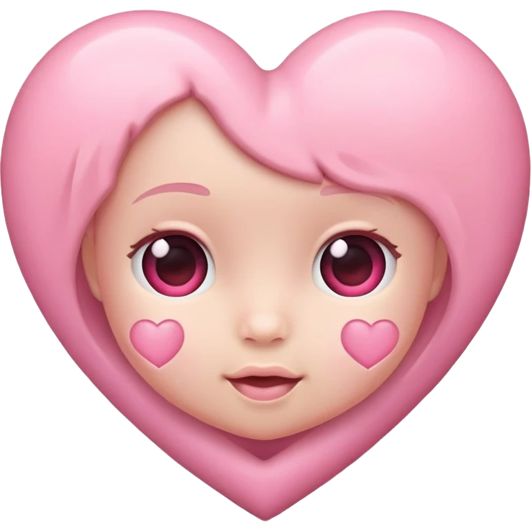 heart pink baby emoji