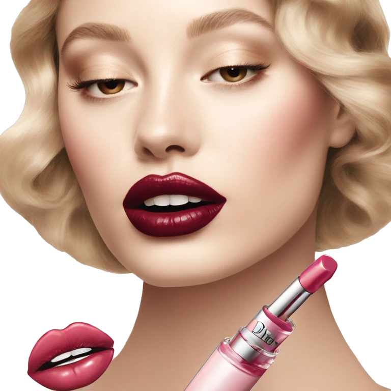 Dior lip gloss emoji
