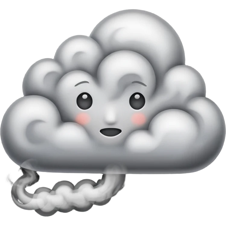 fight cloud emoji
