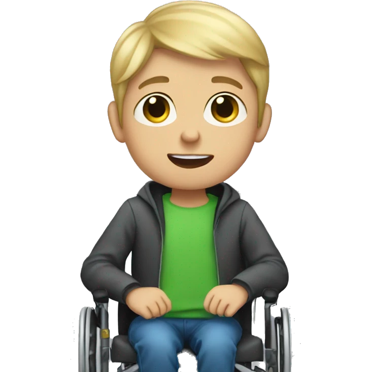 Disabled boy named Erick emoji