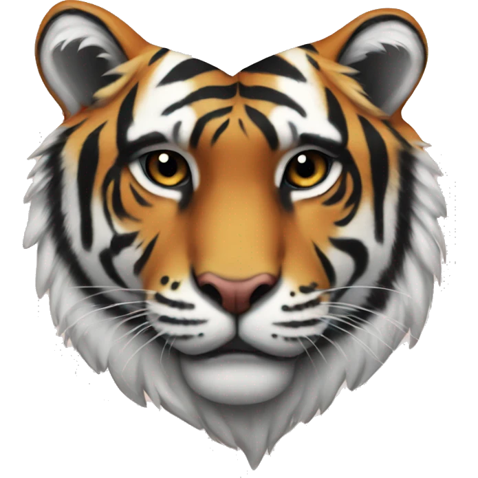 Tiger striped heart  emoji