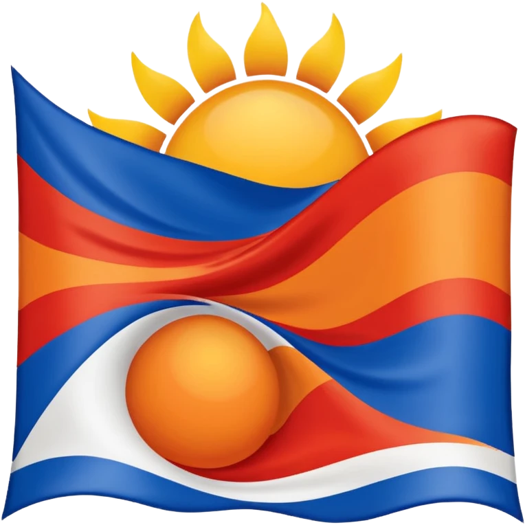 Drapeau Katangais emoji