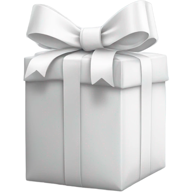 packaging bow white emoji