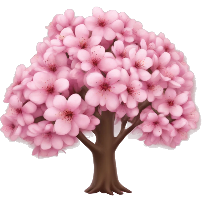Cherry blossom tree emoji