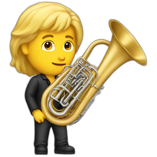 Long--blondehair-male-with-tuba-player emoji