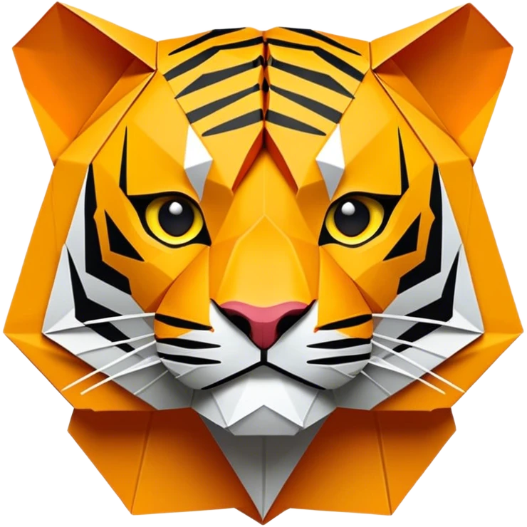 origami tiger emoji