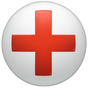 red cross BANNED emoji