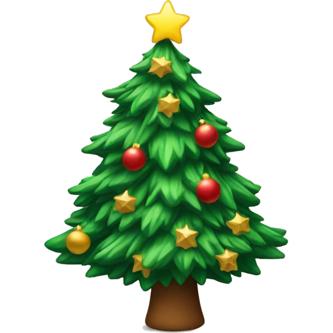 special christmas tree emoji