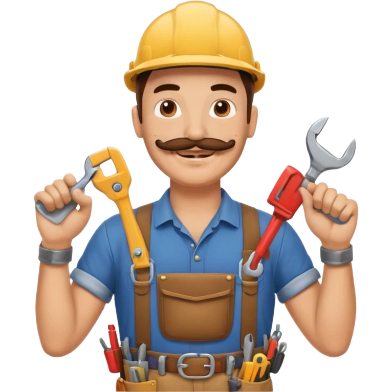 this emoji as a handyman emoji