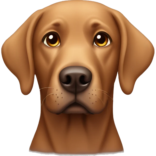 Brown Labrador emoji