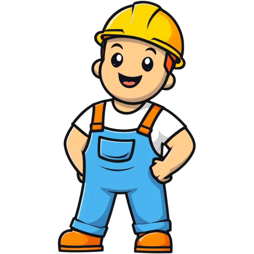 builder laughing hard emoji