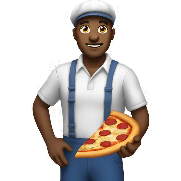 pizza man emoji