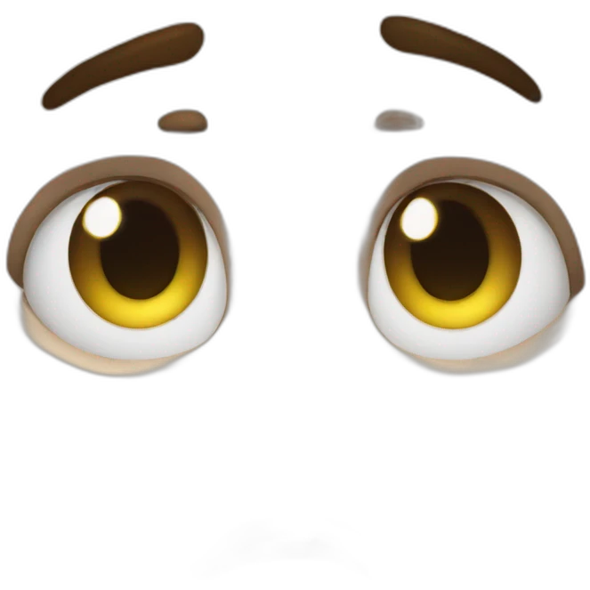 Sad eyes emoji