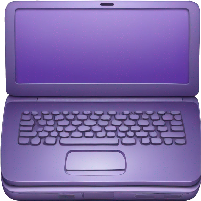 Purple laptop emoji