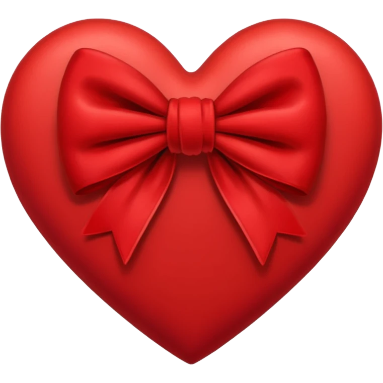 Heart with bow  emoji