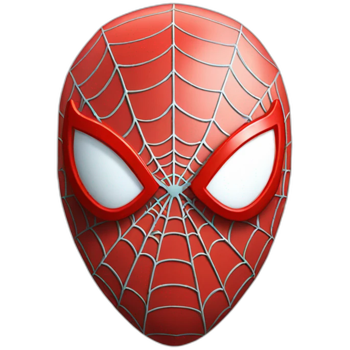 spider man red emblem 3d  emoji