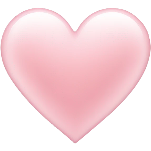Light pink heart  emoji