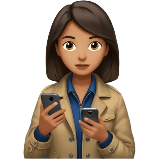 Rider with phone,Metro Riders, inside metro train, no transparent, with background,full image , negative transparent, positive background. emoji