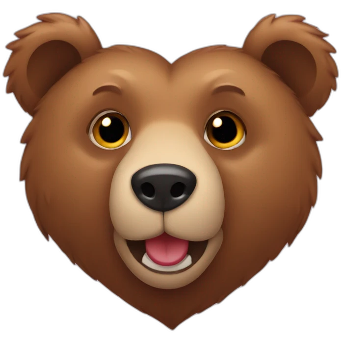 Bear heart emoji