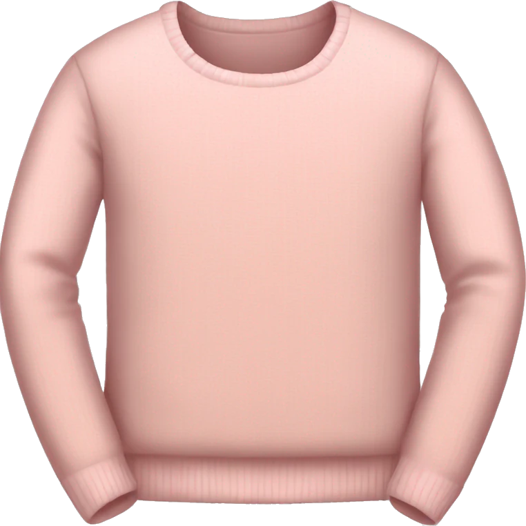 Light pink sweater  emoji