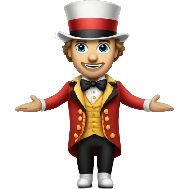 caucasian circus ringmaster emoji