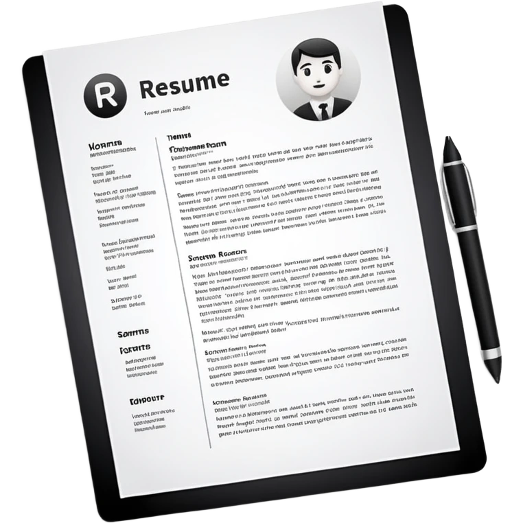 resume letter emoji