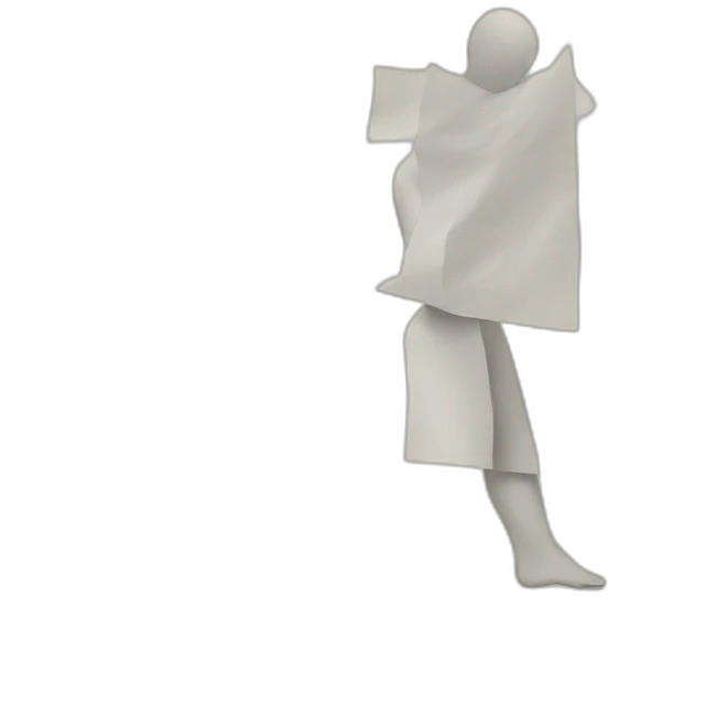 piece of paper with figure drawing emoji