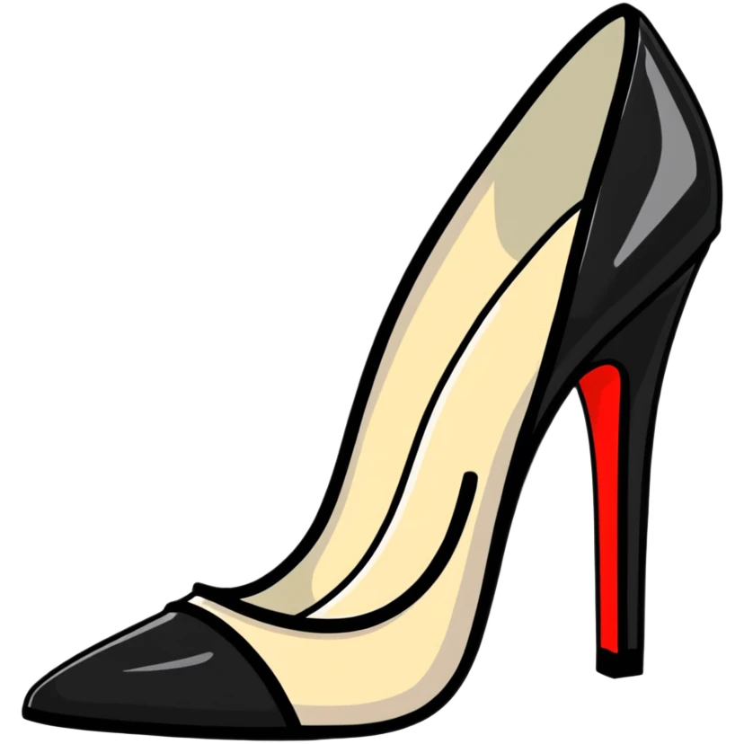 high heel shoe emoji