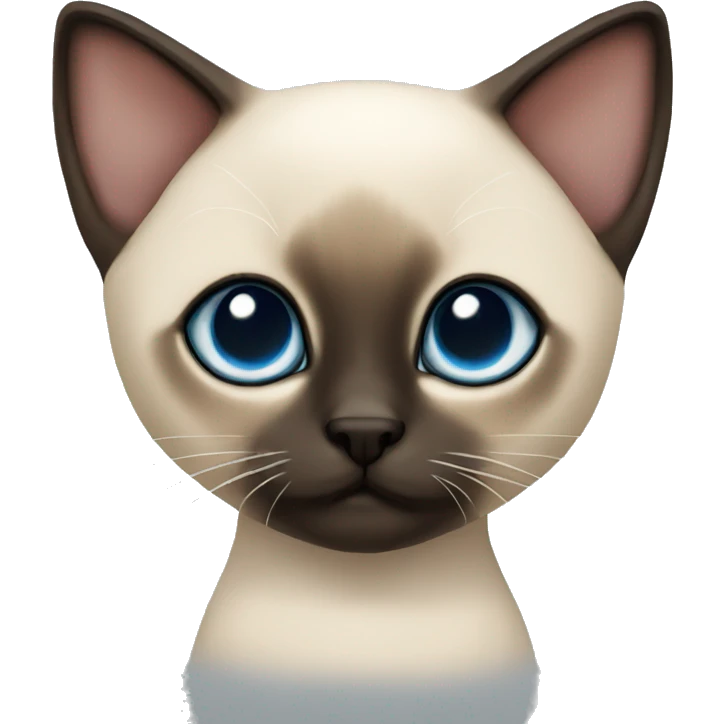 Siamese kitten emoji