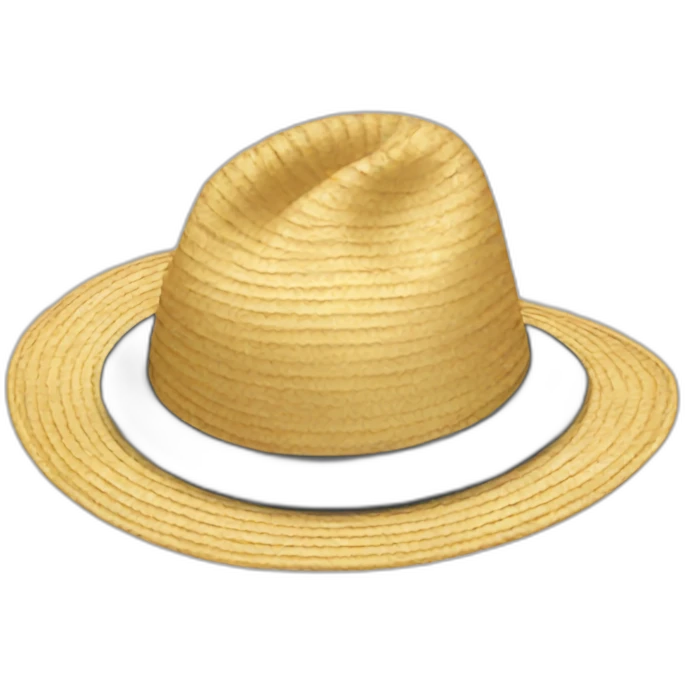 beach hat emoji