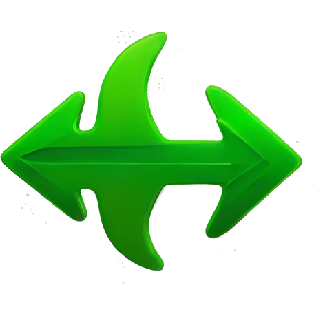 green arrow up emoji
